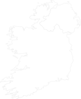 Ireland Contour Map Big Clip Art