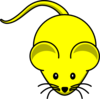 Yellow Mouse Clip Art