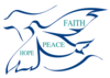 Peace, Faith And Hope Clip Art