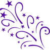 Purple Starplose Clip Art