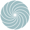 Blue Grey Spiral Clip Art