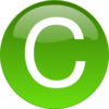 Green C Clip Art