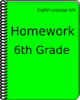 Homework Notebook Clip Art