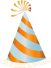 Orange Party Hat Clip Art