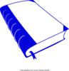 Dark Blue Book Clip Art