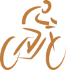 Bike Orange Clip Art