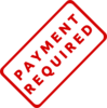 Payment Required Stamp Clip Art