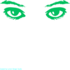 Green Eyes Clip Art