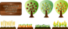 Trees And Crops Clip Art