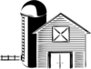 Barn And Silo Clip Art