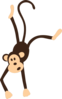 Hanging Monkey Clip Art