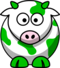 Cow Green Clip Art