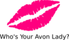 No Kiss Zone Hot Pink Clip Art