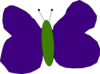 Purple And Green Butterfly Clip Art