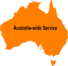 Tan Australia Map 2 Clip Art