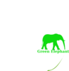 Green Elephant Clip Art