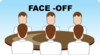 Face-off Seating Arrangement (group Discussion) Clip Art