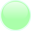 Glossy Lime Button Clip Art