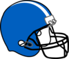 Football Helmet Blue Clip Art