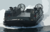 A Landing Craft Air Cushion (lcac) Assigned To Assault Craft Unit Five (acu-5) From Camp Pendleton, Calif., Enters The Well Deck Of The Amphibious Assault Ship Uss Peleliu (lha 5) Clip Art