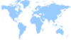 Blue Map Clip Art