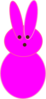 Pink Peep Clip Art