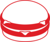 Redburgerwhite Clip Art