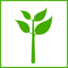 Green Plant Icon Clip Art