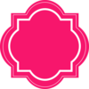 Pink Label Clip Art