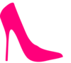 Pink White Heels Clip Art