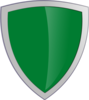 Green Security Shield Clip Art