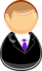 Man In Suit Clip Art