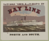 The Great Through Route Between The North And South - Bay Line - Baltimore, Norfolk & Portsmouth Clip Art