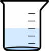 Beaker With Water Clip Art