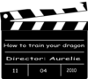 Movie Clapper Board - Train Your Dragon Clip Art