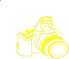 Camera Yellow Clip Art