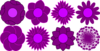 Flower Shapes Clip Art