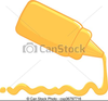Spilled Sauce Free Clipart Image