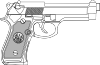 9 Mm Gun Clip Art