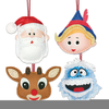 Christmas Disney Characters Clipart Image
