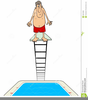 Clipart Swimming Pool Diving Board Image