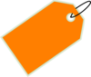 Orange Sale Tag Clip Art