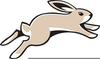 Free Clipart Rabbit Running Image