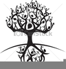 Intertwined Tree Clipart Image
