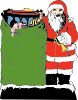 Santa And His Bag Clip Art