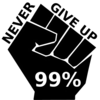 Occupy Never Give Up Clip Art