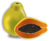 Papaya 2 Clip Art