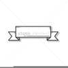 Clipart Ribbon Banner Outline Image