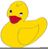 Free Clipart Rubber Duck Image