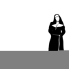 Dancing Nun Clipart Image